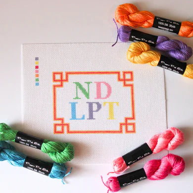NDLPT Needlepoint Canvas, 18 Mesh, 4.2 x 3.2 inch Design