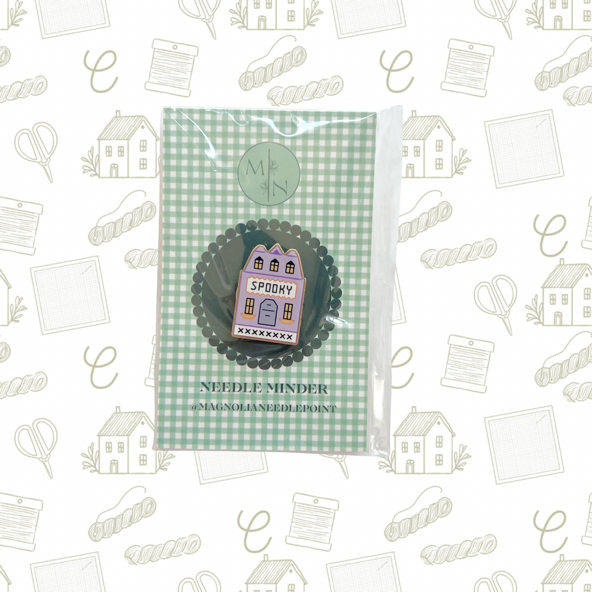 Spooky House Needle Minder