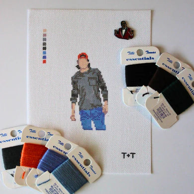 Country Singer Needlepoint Canvas