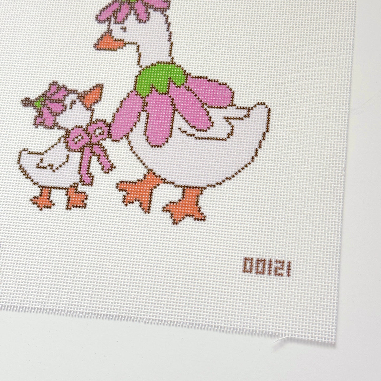 Mother Goose Hand Painted Needlepoint Canvas 18 Mesh, 6x8 Design