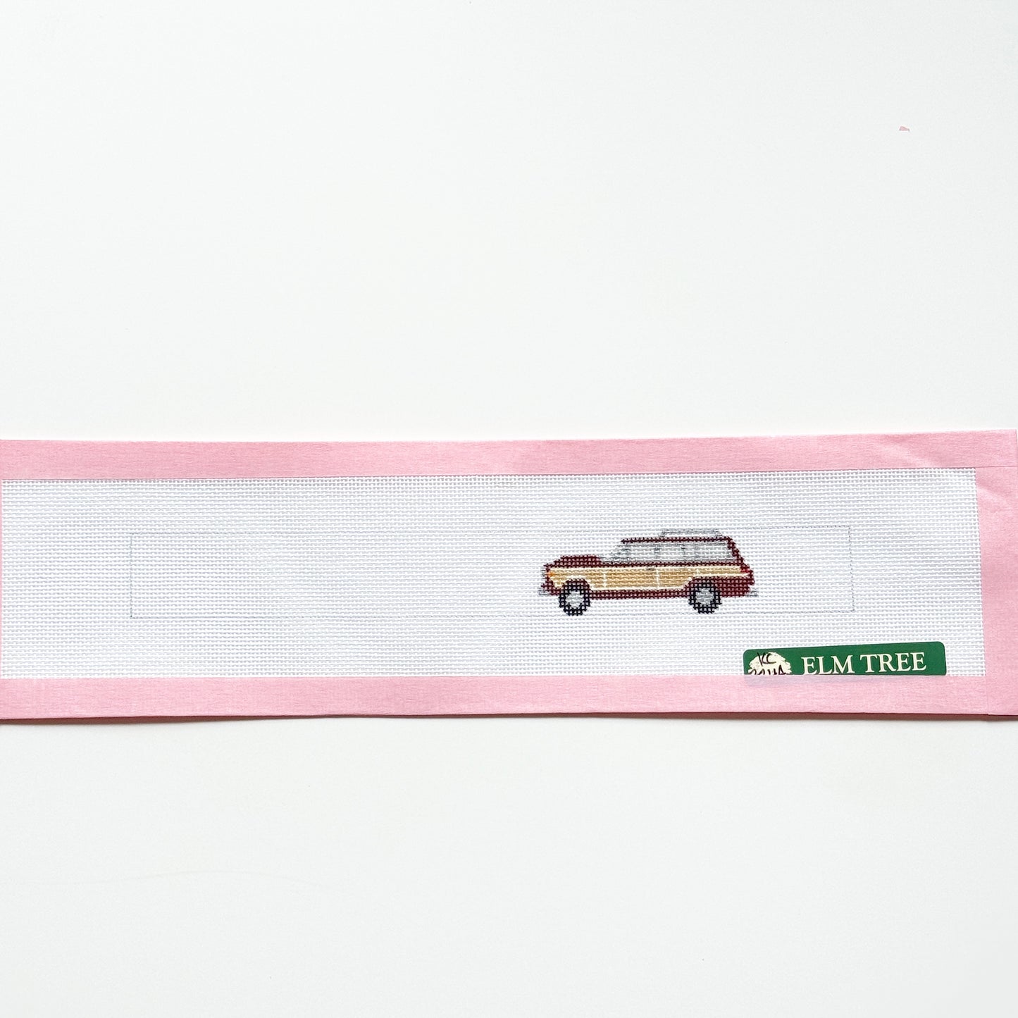 Station Wagon Keychain Needlepoint Canvas, 18 Mesh, 1.25”x8”