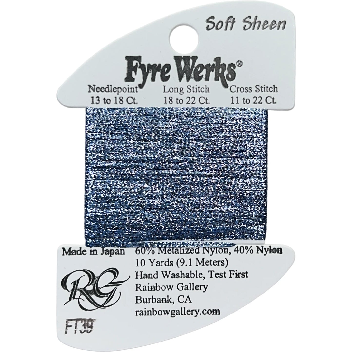 Fyre Werks Thread - FT39 Light Blue