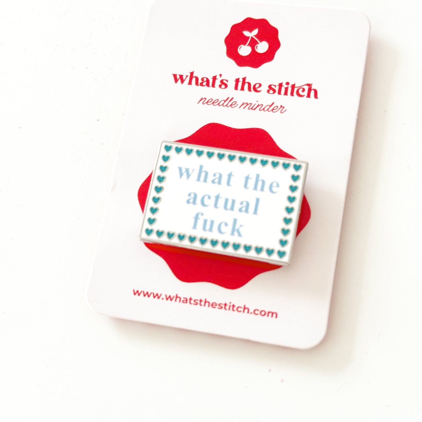 What the Actual F*CK Needleminder, Snarky Needlepoint Accessories