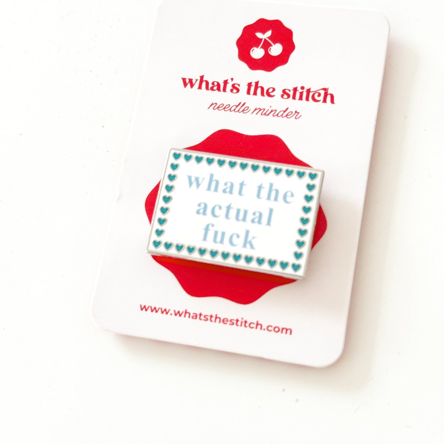 What the Actual F*CK Needleminder, Snarky Needlepoint Accessories