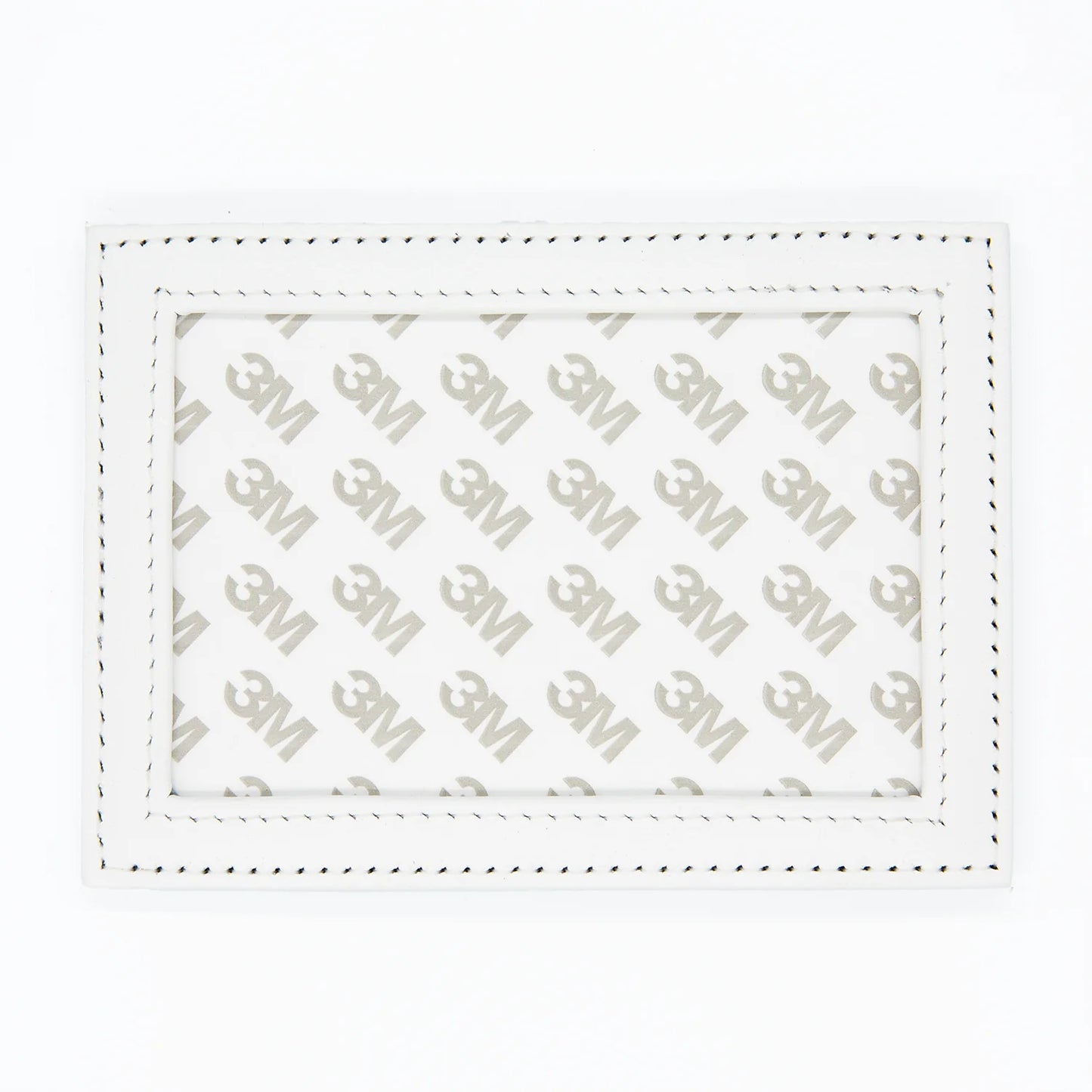 White Leather Self Finishing Frame