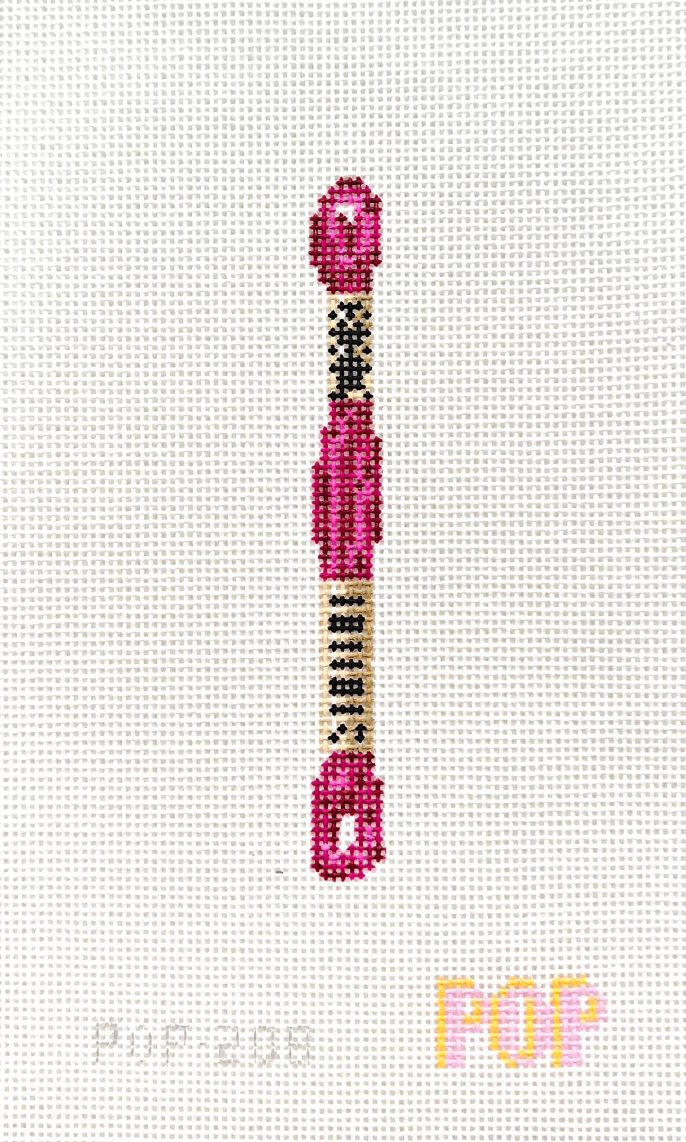 Magenta Needlepoint Canvas Purple, 18 Mesh, 4.3" x 0.5" Design Size (Copy)