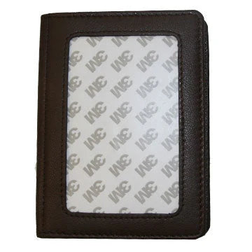 Brown Leather Self Finishing Passport Cover