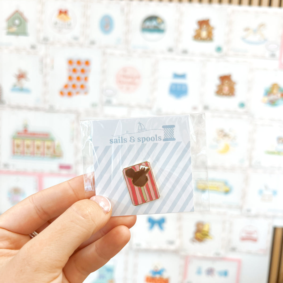 Mouse Ice Cream Bar Needleminder