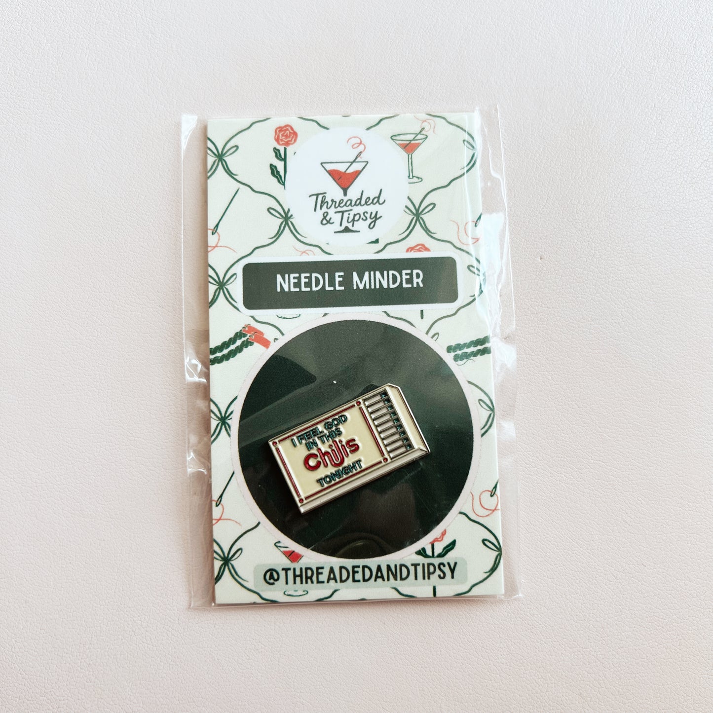 I Feel God In This Chilis Tonight Needle Minder