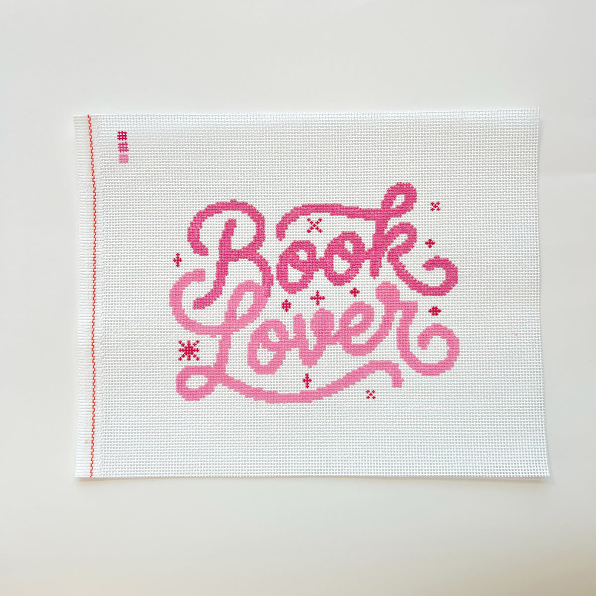Booker Lover Needlepoint Canvas, 13 Mesh, 9"x7" Designs Size