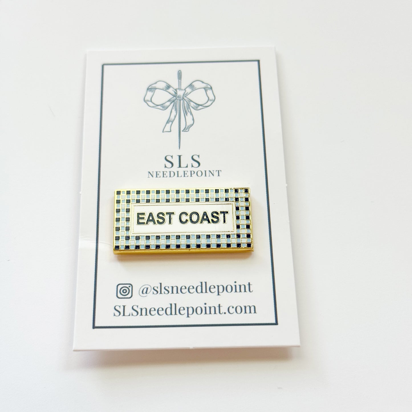 East Coast Gingham Needleminder, Needlepoint Accessories