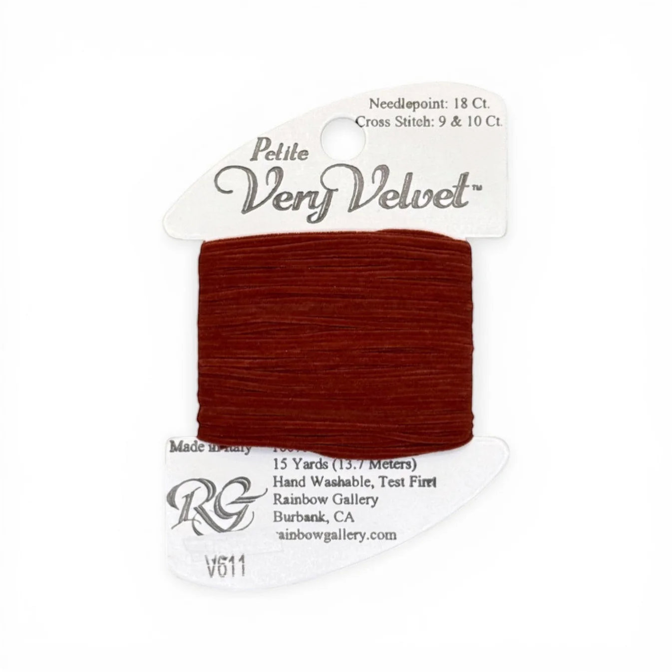 Petite Very Velvet Thread - V611 Brick Red