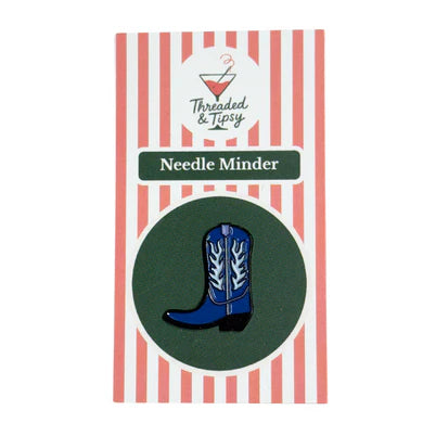 Blue Flame Cowgirl Boot Needleminder
