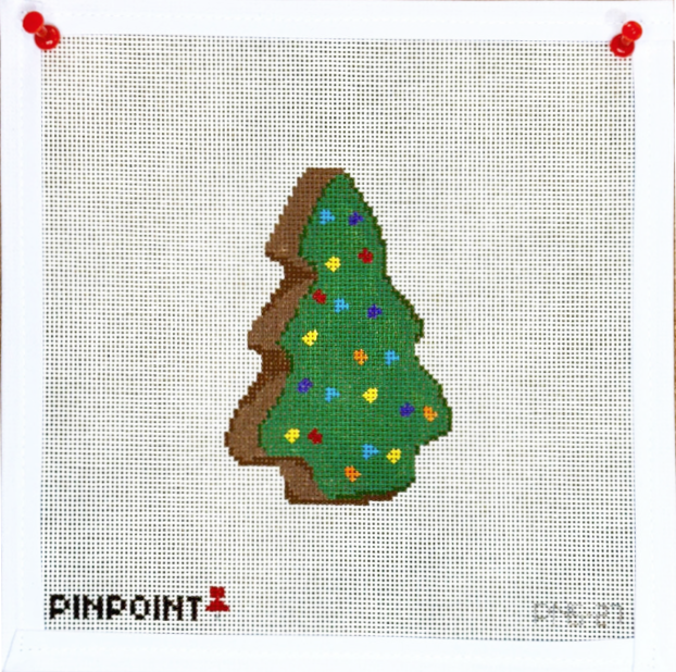 Brownie Christmas Tree needlepoint canvas