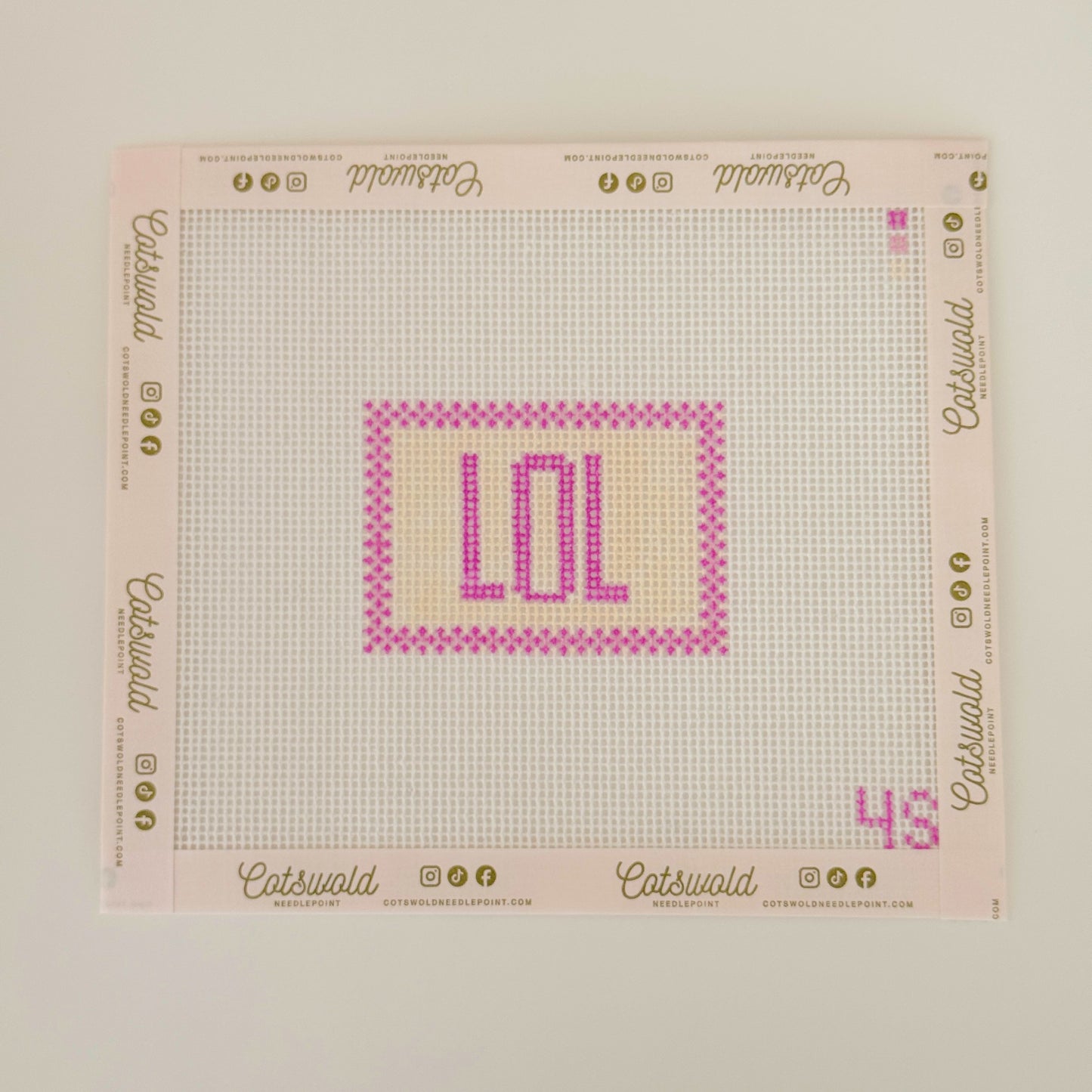LOL Mood Series Needlepoint Canvas by 4 Stitches and Giggles