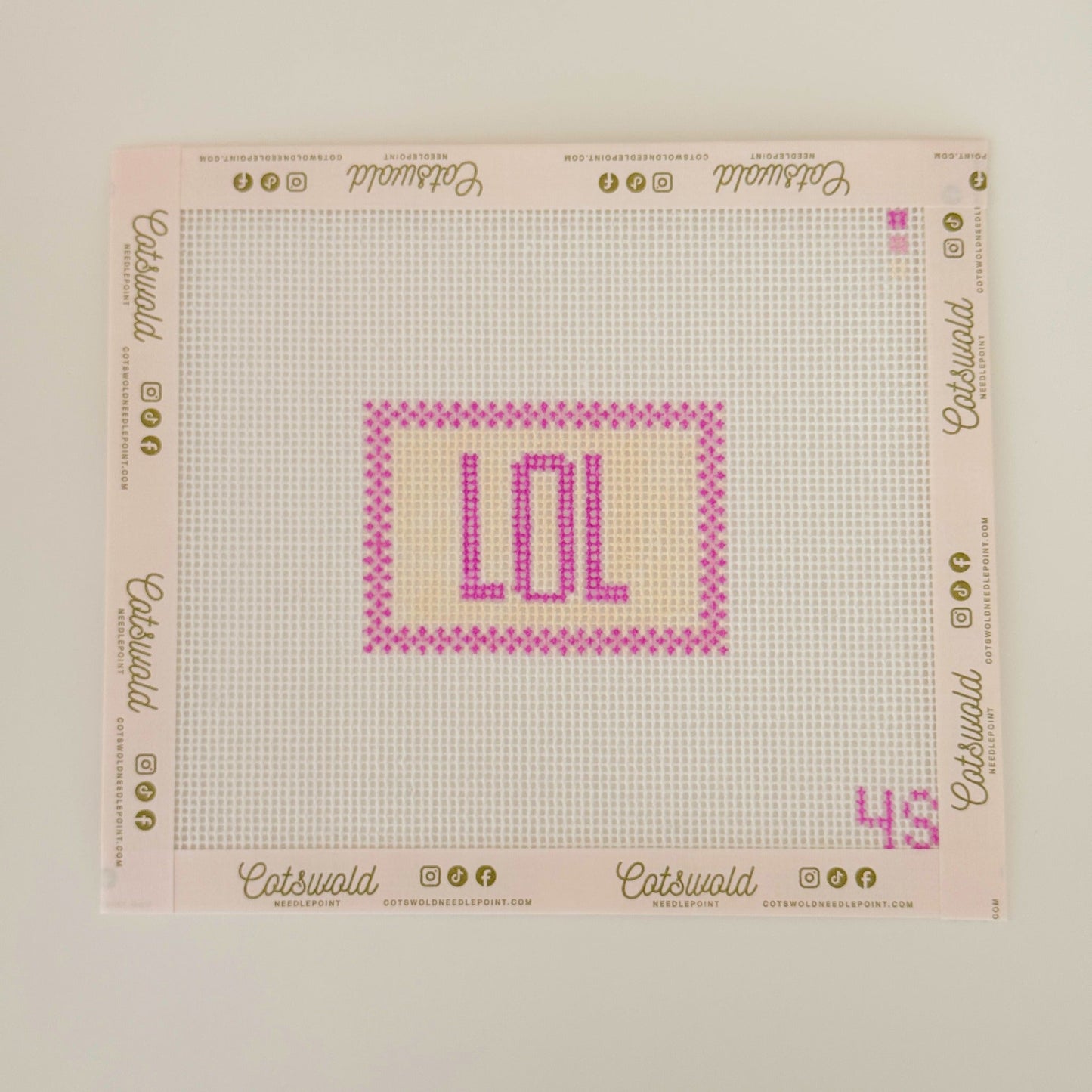 LOL Mood Series Needlepoint Canvas by 4 Stitches and Giggles