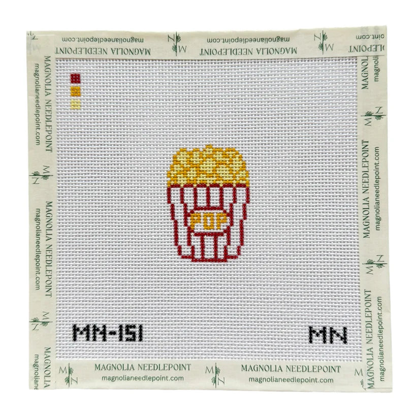 Popcorn Mini Needlepoint Canvas