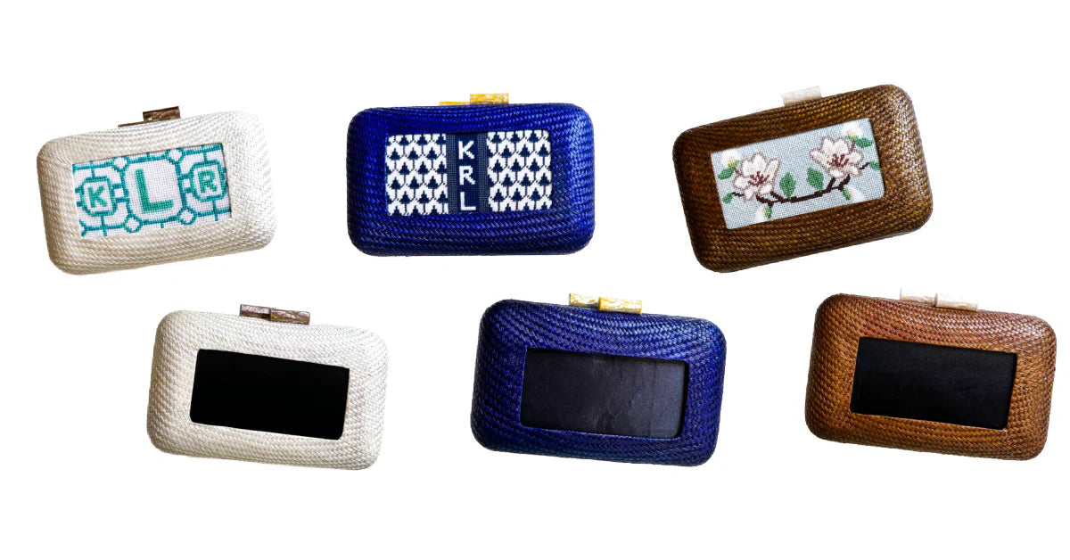 Likha x Penny Linn Fancy Clutch White Self Finishing
