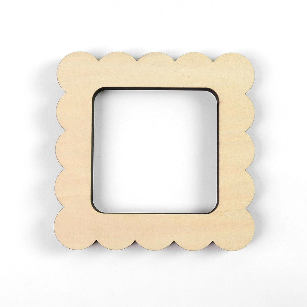Scallop Square Small Needlepoint Stretcher Frame