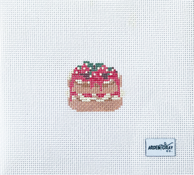 Strawberry Shortcake mini needlepoint canvas
