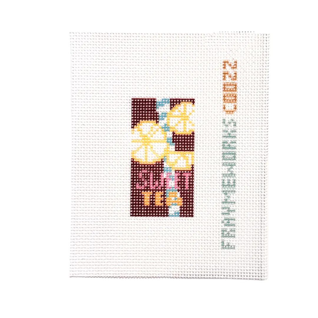 Sweet Tea Mini Needlepoint Canvas