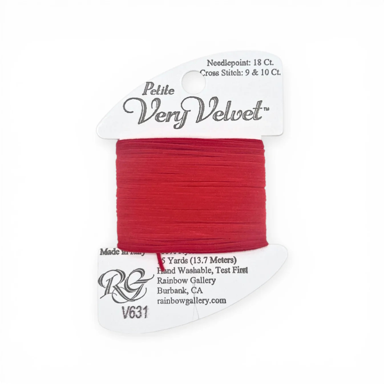 Petite Very Velvet Thread - V631 Christmas Red
