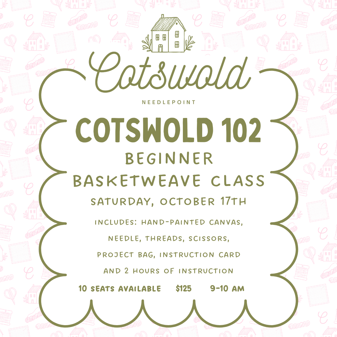 October Needlepoint 102 Class