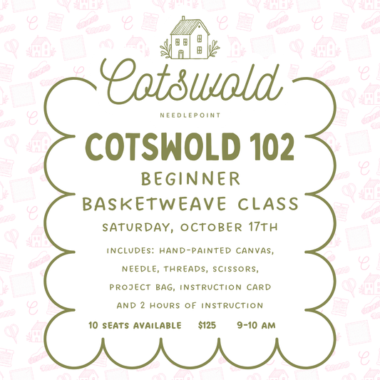 October Needlepoint 102 Class