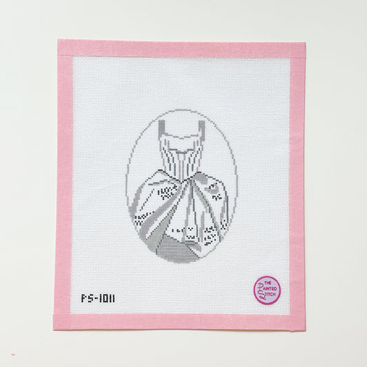 Eras Costume Tortured Poets Department Needlepoint Canvas, 18 Mesh