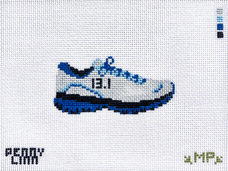 13.1 Running Shoe needlepoint canvas