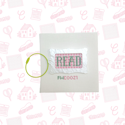 Ornate Frame Self Finishing Bag Tag
