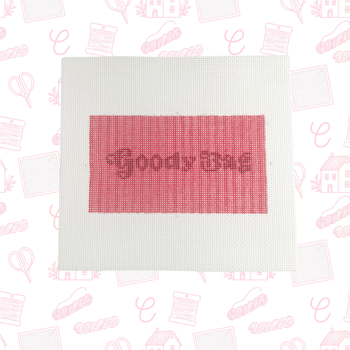 Goody Bag Needlepoint Canvas, 13 Mesh, 6.5"x3.5" Design Size