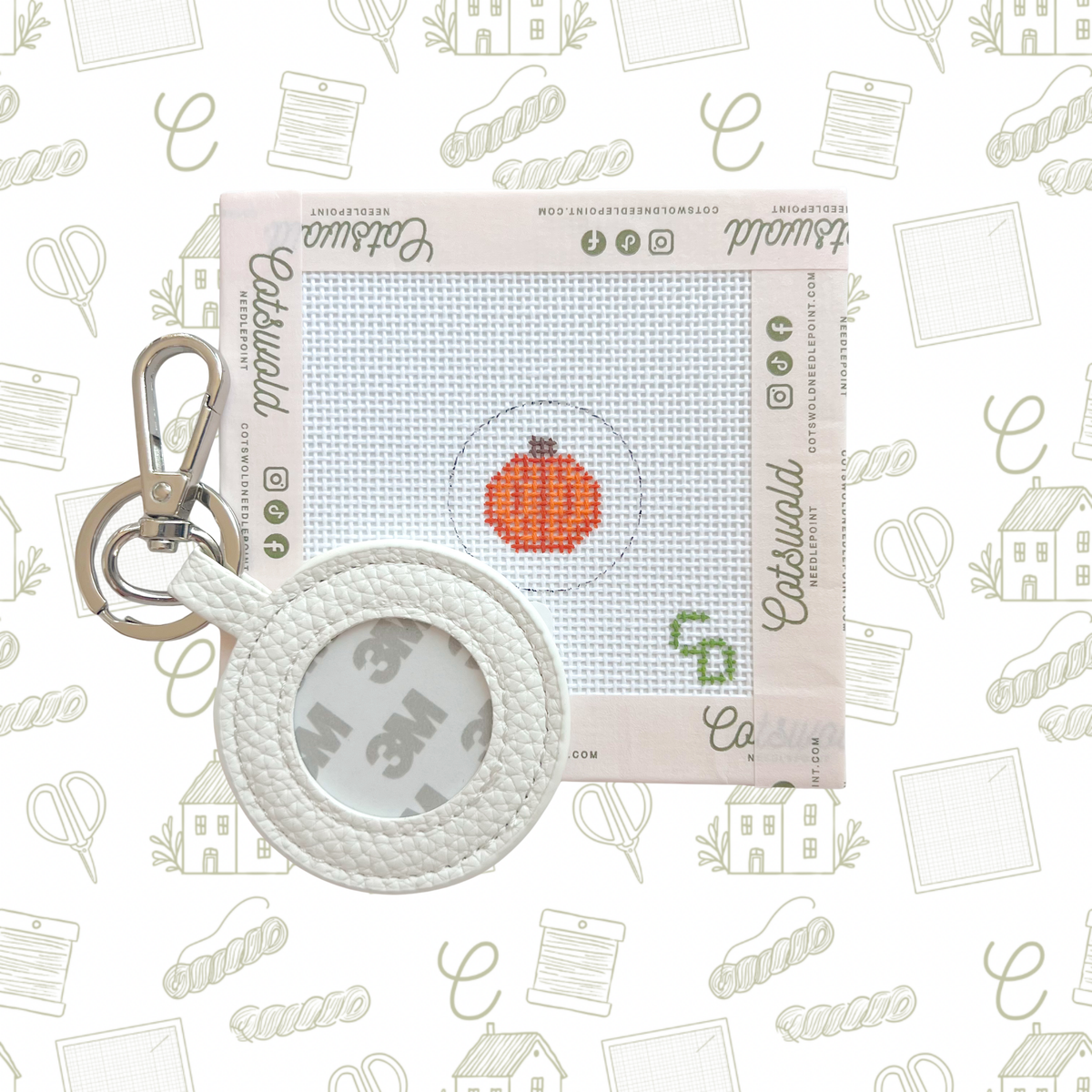 Self Finishing Round Key Fob