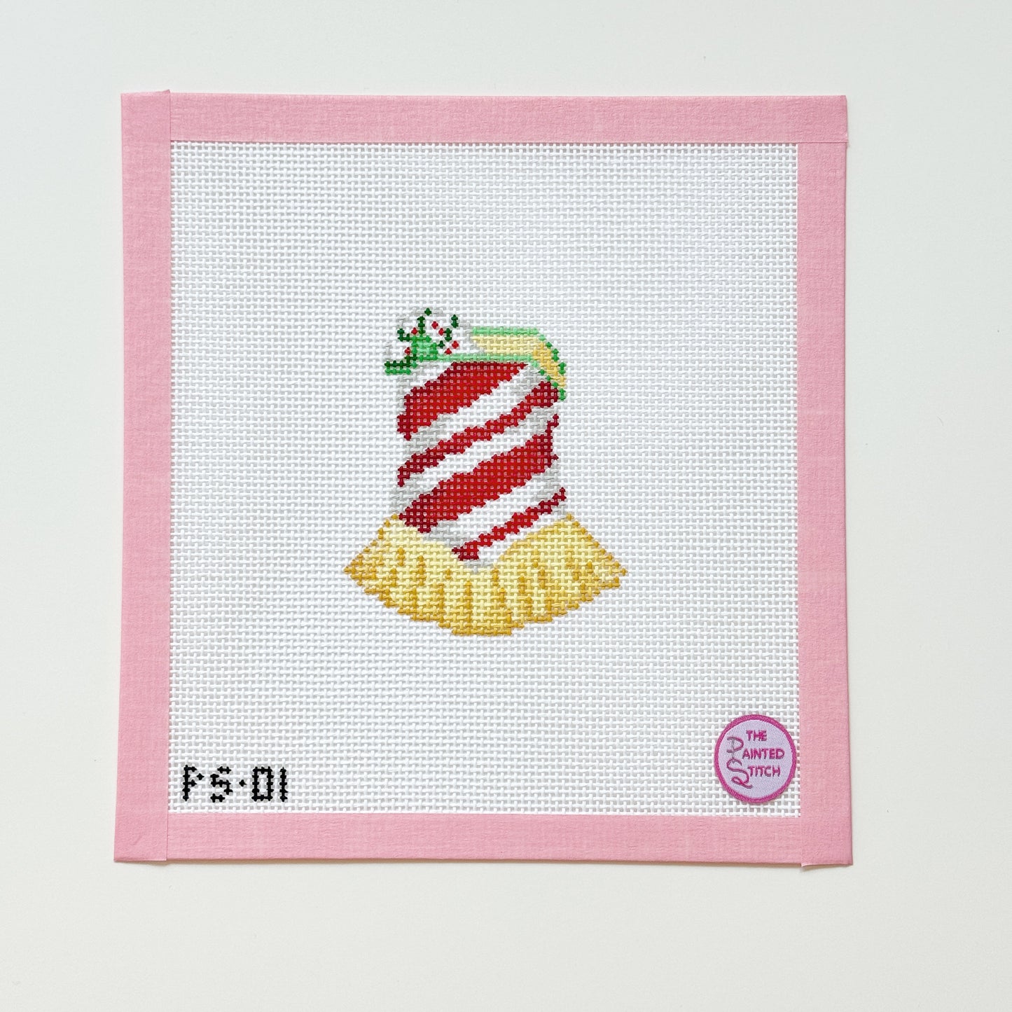 Christmas Costume NYC Dancers Needlepoint Canvas, Macy’s Parade Needlepoint Canvas, 13 Mesh, 3x4.5 Design