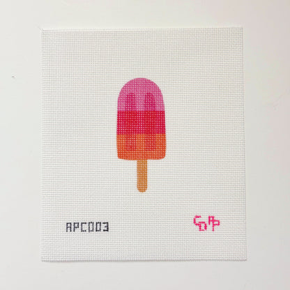Popsicle Artist Printed Needlepoint Canvas