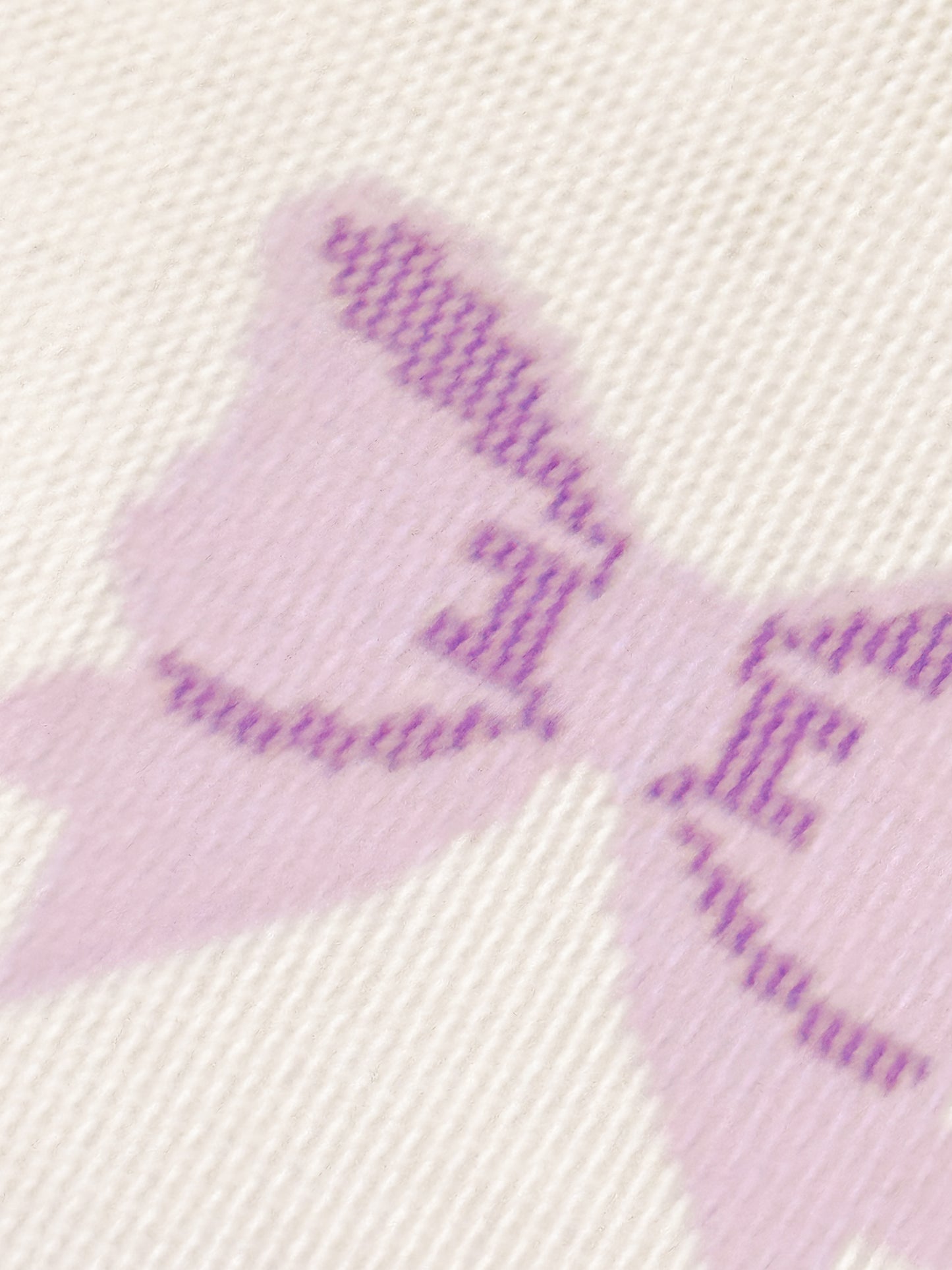 Aesthetic Purple Bow Coquette Needlepoint Canvas, 18 Mesh Bow Beginner Needlepoint Canvas, 2"x3” Bow Canvas