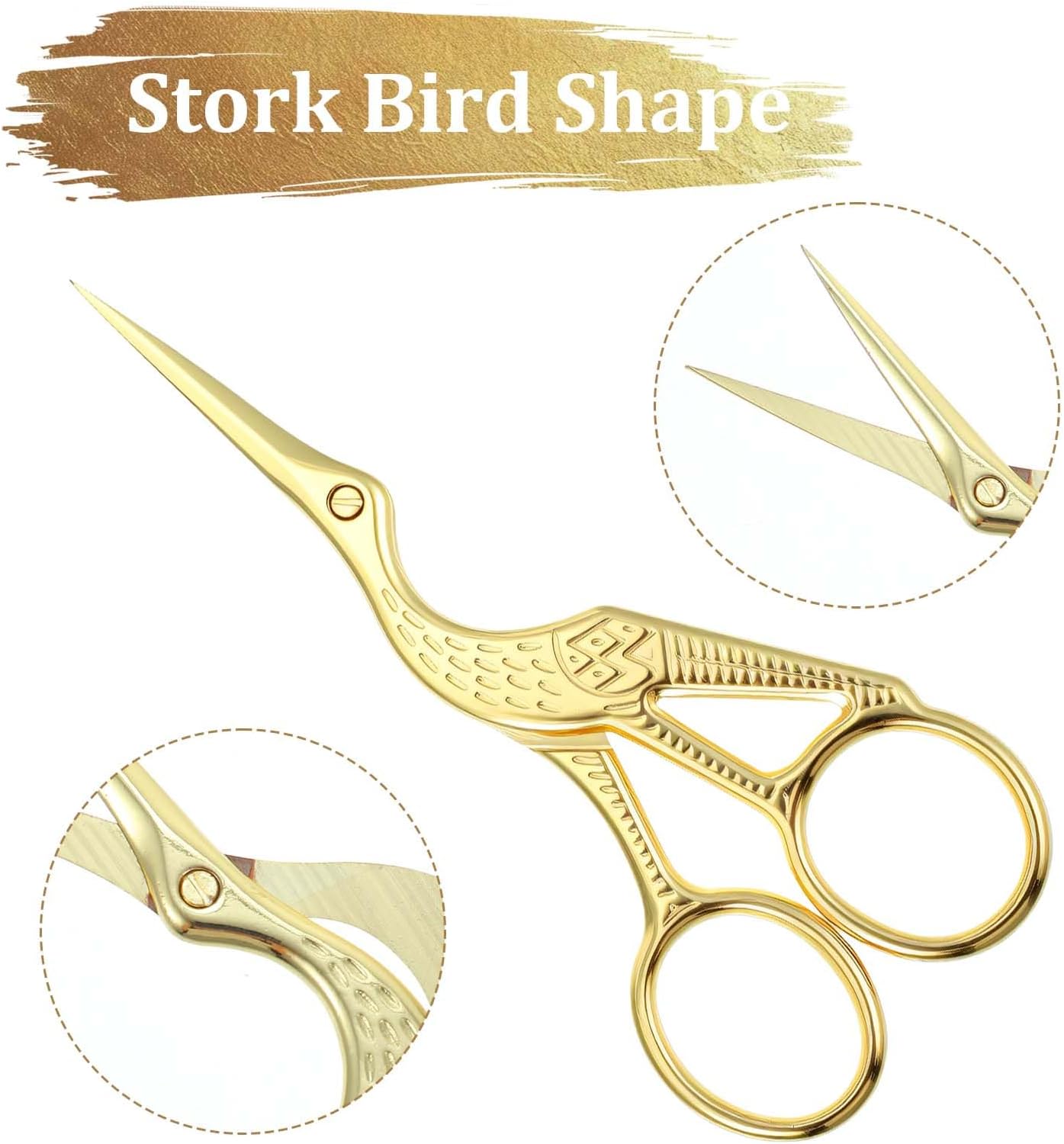 Gold Stork Scissors