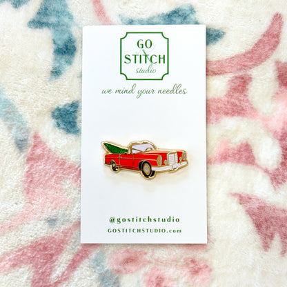 Retro Christmas Convertible Holiday Needleminder, Needlepoint Accessories
