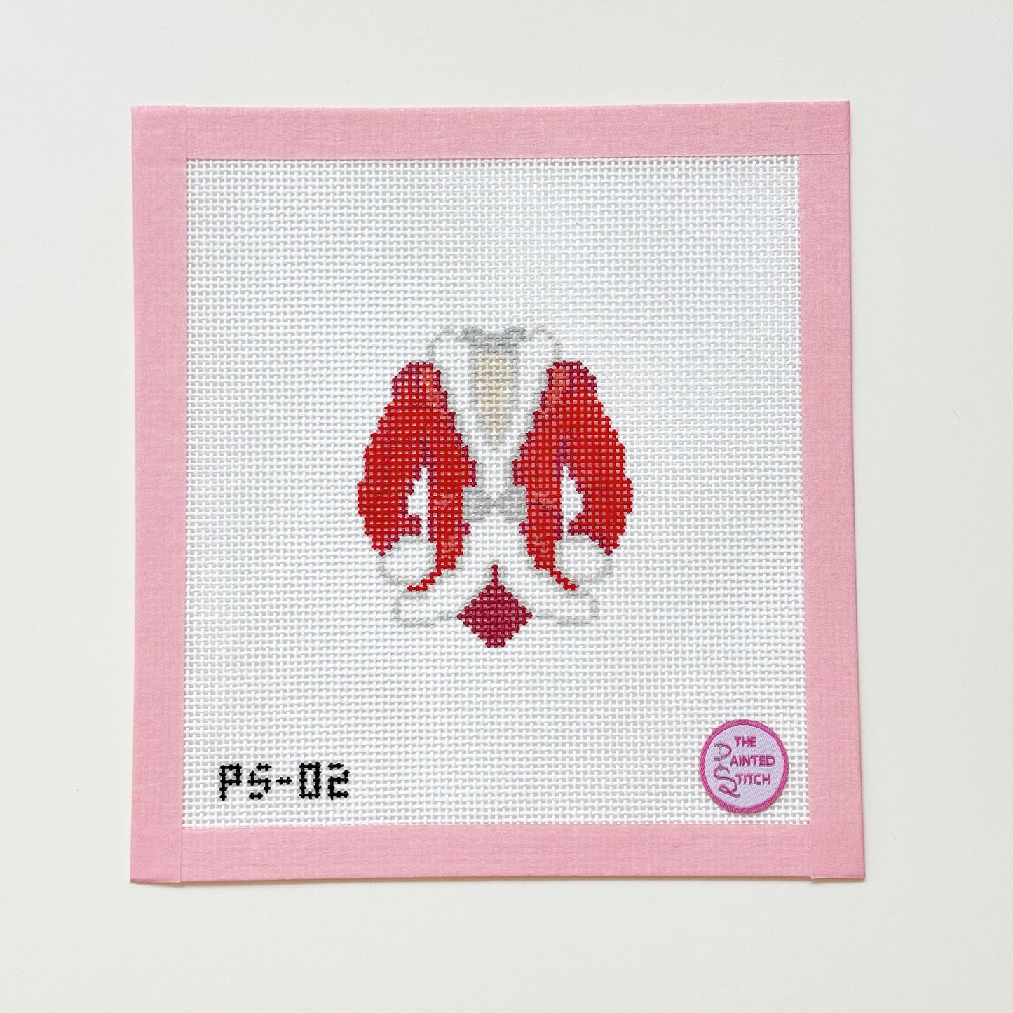 Santa Costume NYC Dancers Needlepoint Canvas, Macy’s Parade Needlepoint Canvas, 13 Mesh, 3x4.5 Design