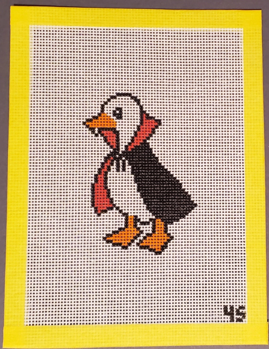 Dracula Goose Needlepoint Canvas, 14 Mesh, 2.5 × 4 inches Design Size