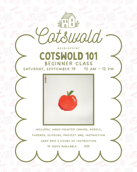 September Needlepoint 101 Class