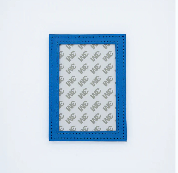 Swell Blue Leather Self Finishing Frame