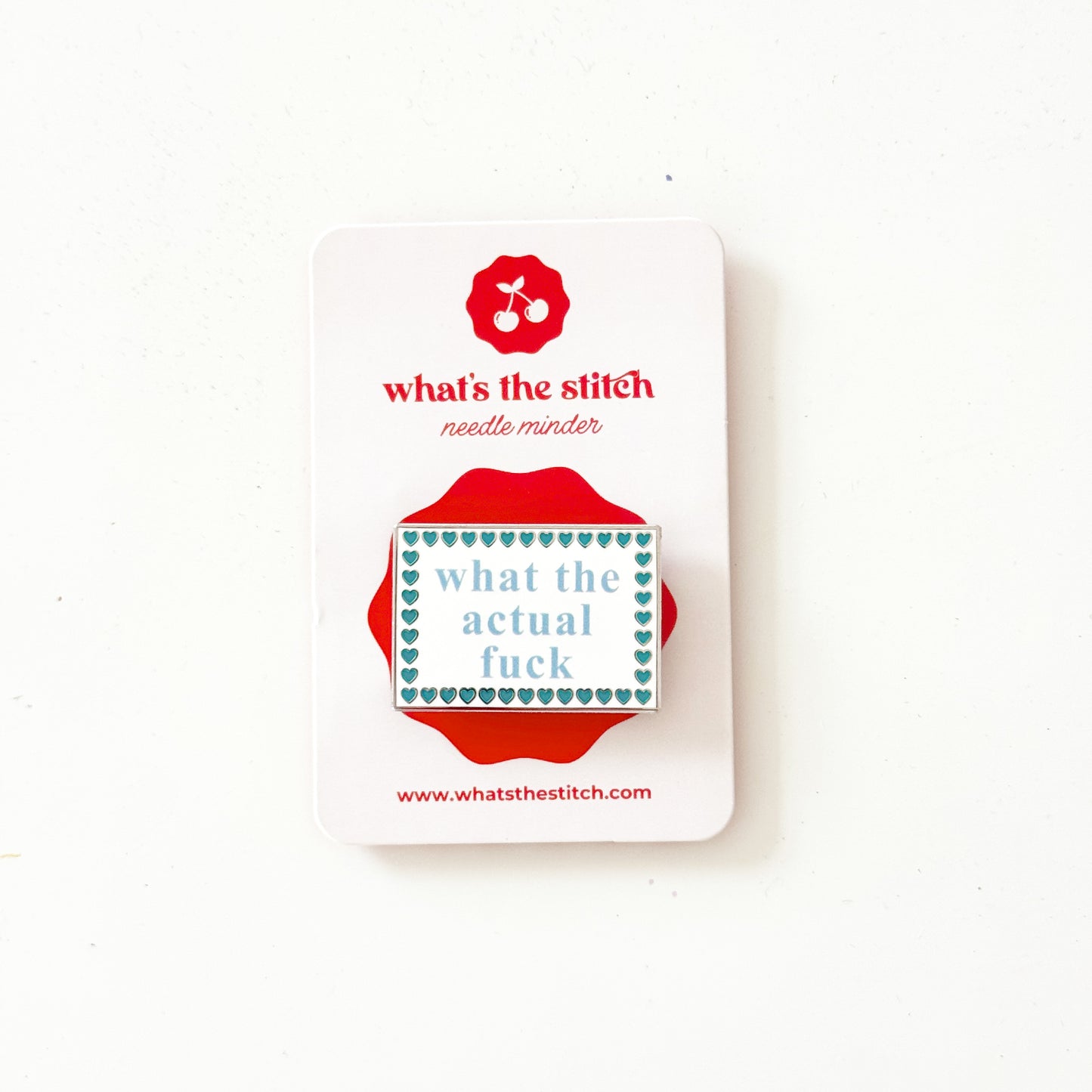 What the Actual F*CK Needleminder, Snarky Needlepoint Accessories