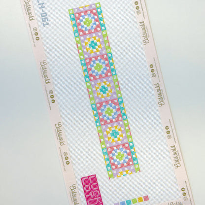 Crochet Pattern Keychain Needlepoint Canvas, 18 Mesh, 1.5x8 Design