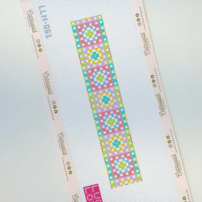 Crochet Pattern Keychain Needlepoint Canvas, 18 Mesh, 1.5x8 Design