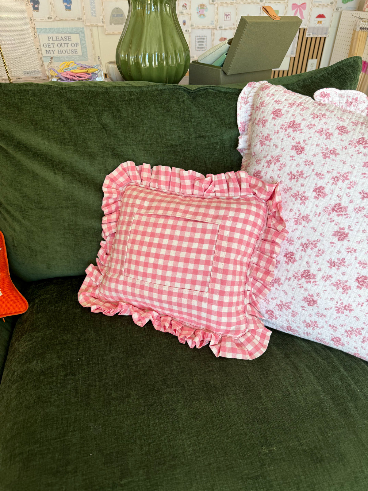 What’s The Stitch 5"x7" Self Finishing Pillow