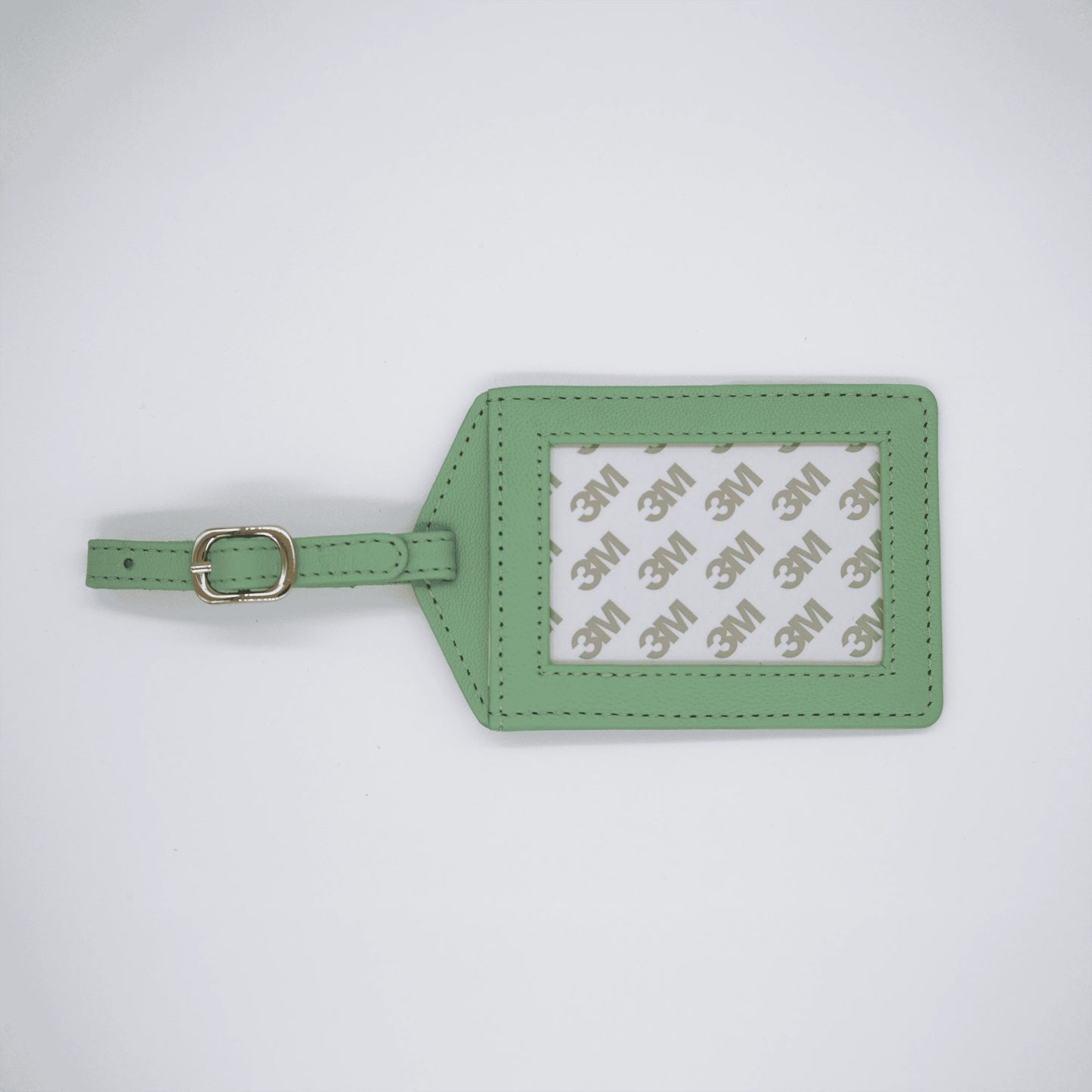 Smoke Green Self Finishing Luggage Tag