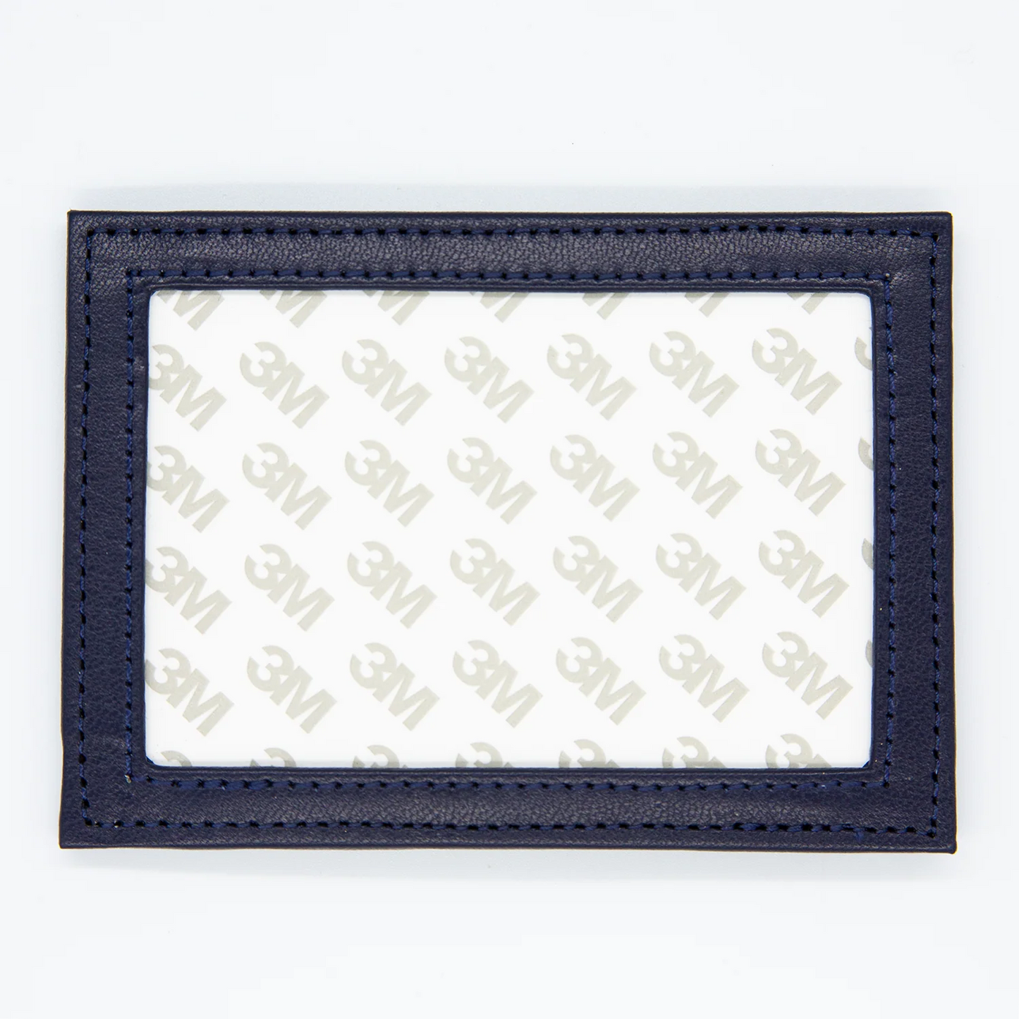 Navy Leather Self Finishing Frame