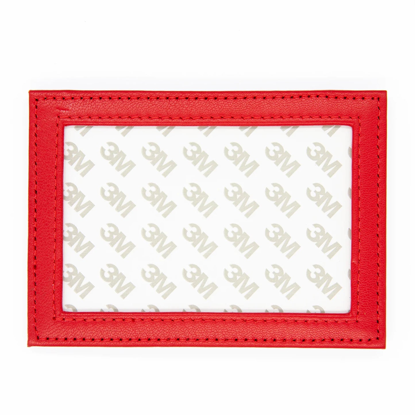 Red Leather Self Finishing Frame