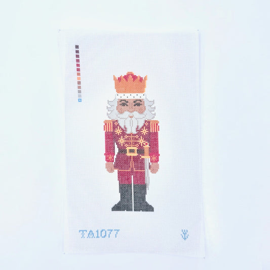 Red Nutcracker Printed Canvas